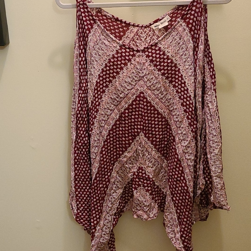Indigo Thread Co Cold shoulder top